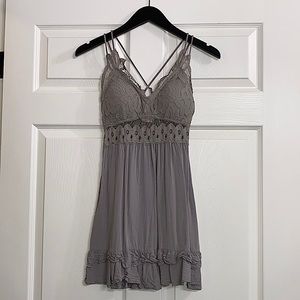 Small, grey Pink Lily dress